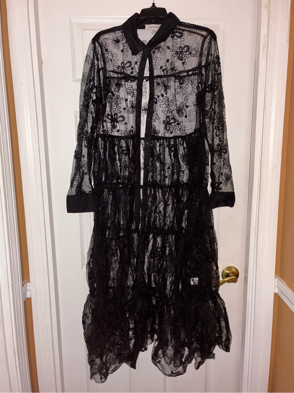 Elegant Black Lace Dress